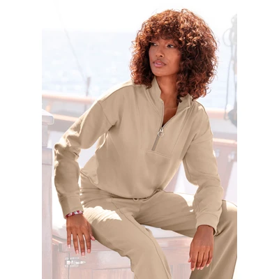 Abbildung von H.I.S Sweatshirt, Damen, Größe: 48/50, Nougat