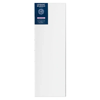 Abbildung von Lefranc &amp; Bourgeois 111127 Keilrahmen Serie Klassisch, 100 % Baumwolle, 350g/m², Archivqualität, säurefrei für erhöhte Haltbarkeit, grundiert 10x30cm