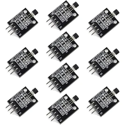 Abbildung von 10 Stück KY 035 Hall Sensor Effekt MagnetSensor Modul Kompatibel Für Android und Raspberry Pi Magnetischer Module Analyse