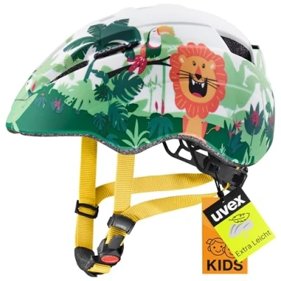 Abbildung von uvex kid 2 cc leichter Kinder Helm individuelle Größenanpassung erweiterbar mit LED Licht ballon matt 46 52 cmd