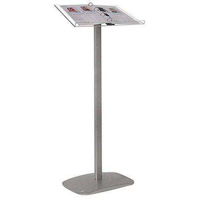Abbildung von DISPLAY SALES Infoständer Folder 2x DIN A4 Ablage Aufsteller für Menükarten, Wegweiser, Speisekarten Werbeständer als Ordner oder Präsentationsständer
