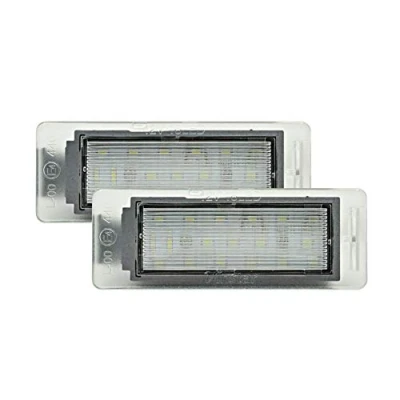 Abbildung von AUTO STYLE Satz LED Nummerschildbeleuchtung kompatibel mit Opel Insignia Sportstourer 2013 &amp; Mokka