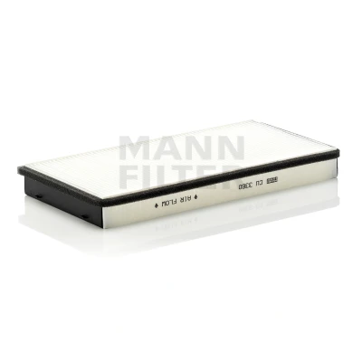 Abbildung von MANN FILTER CU 3360 Innenraumfilter Partikelfilter 327 165, 169 34, 35 PEUGEOT: 406 Saloon, Coupe, Estate, PORSCHE: 911 Convertible