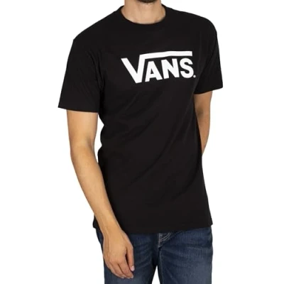 Abbildung von Vans Herren Classic T shirt Shirt, Schwarz weiß, XS EU