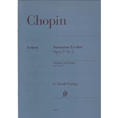 Abbildung von Nocturne Es dur op. 9,2: Instrumentation: Piano solo (G. Henle Urtext Ausgabe)