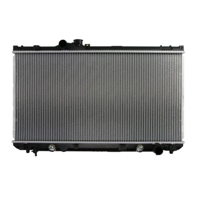 Abbildung von NRF 53586 Kühler, Motorkühlung Aluminium 718 375 16 Kühlrippen gelötet LEXUS: IS I Saloon