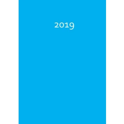 Abbildung von Kalender 2019 Karibikblau / Türkis: DIN A5 1 Woche pro Doppelseite Wochenkalender