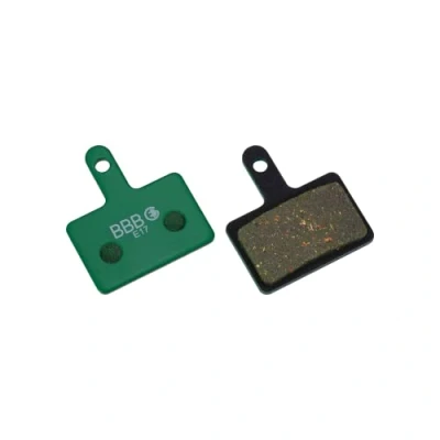 Abbildung von BBB Cycling Fahrrad Bremsbeläge, Discstop High Performance für Fahrräder / Elektrofahrräder, BBS 53, 2 Stück, Grün, E bike