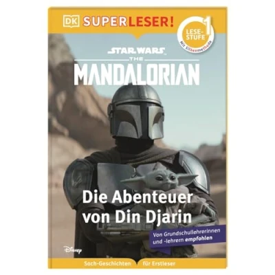 Abbildung von SUPERLESER! Star Wars The Mandalorian Die Abenteuer von Din Djarin: 1. Lesestufe, Sach Geschichten für Erstleser. Mit Silbenmethode Kinder ab 6 Jahren