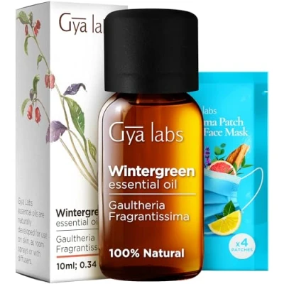 Abbildung von Gya Labs Ätherisches Wintergrünöl (10 ml) Erfrischender, frischer und holziger Duft
