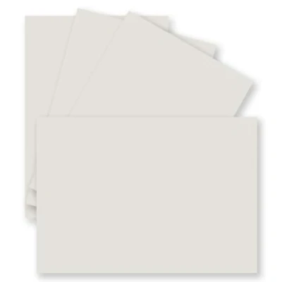Abbildung von 25 Einzel karten DIN A6 10,5 x 14,8 cm 240 g/m² Hell Grau Tonkarton Bastelpapier Bastelkarton Bastel blanko Postkarten