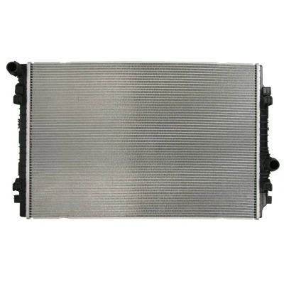 Abbildung von NRF 550081 Kühler, Motorkühlung Aluminium 650 449 34 Kühlrippen gelötet VOLKSWAGEN: Passat B8 Variant, Tiguan Allspace, Golf 7, SEAT: Leon III ST