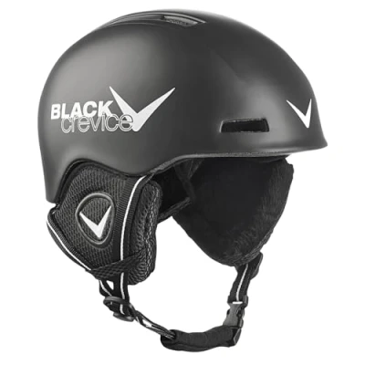 Abbildung von Black Crevice Kinder Skihelm Stubai, schwarz, 48 52 cm
