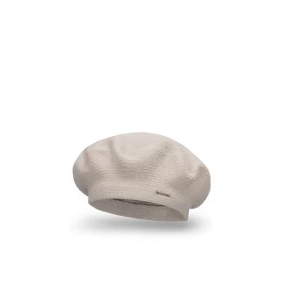 Abbildung von VIVISENCE Damen Baskenmütze Eleganter Wintermütze Warm Und Gemütlich Kopfbedeckung An Winter Herbst Dick Strickmütze, Klassisch Mütze Für Frauen Modell 7005, Beige,Einheitsgröße