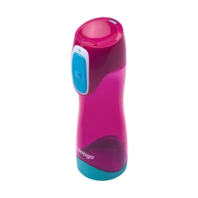 Abbildung von Contigo Trinkflasche Swish Autoseal, große BPA freie Kunststoff Wasserflasche für Kinder, 100% auslaufsicher mit automatischer Verriegelung, Sport, Kindergarten, Kita, Schule, 500 ml