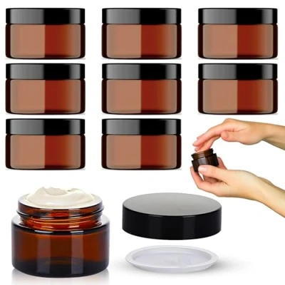Abbildung von Volila Cremedosen Zum Befüllen 30ml 8 Packungen Cremebehälter für DIY Kosmetik vielseitige Kleinbehälter Cremes, Lotionen, ätherische Öle und Salben