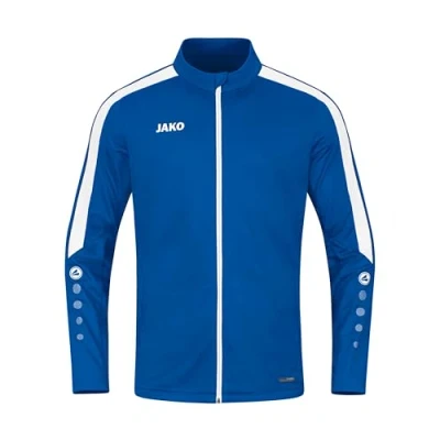 Abbildung von JAKO Fussball Power Trainingsjacke, Herren, Größe: Medium, Blauweissnull