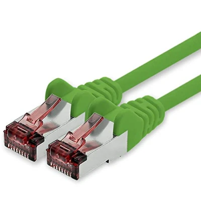 Abbildung von Netzwerkkabel Cat.6 3,0 m grün 1 x Ethernetkabel Lankabel Cat6 Lan Netzwerk Kabel Sftp Pimf Patchkabel 1000 Mbit s