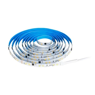 Abbildung von EGLO RGBIC LED Strip, Streifen mit Lichteffekten, Gaming Zimmer und Party Deko, Lichtleiste Fernbedienung, warmweiß RGB, 3 m