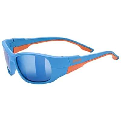 Abbildung von uvex Unisex Kinder, sportstyle 514 Sportbrille, black matt/mirror silver, one size