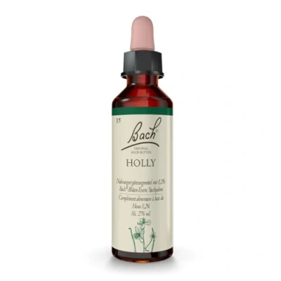 Abbildung von Bachblüten Holly Tropfen