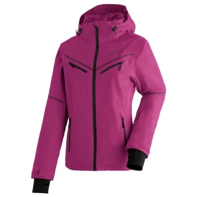 Abbildung von Maier Sports Lunada, Damen Skijacke, Wasserdichte Winterjacke mit 2 Wege Stretch, mTEX Wetterschutz und mTHERM light für mehr Wärmerückhalt, PFC frei, Lila, 38