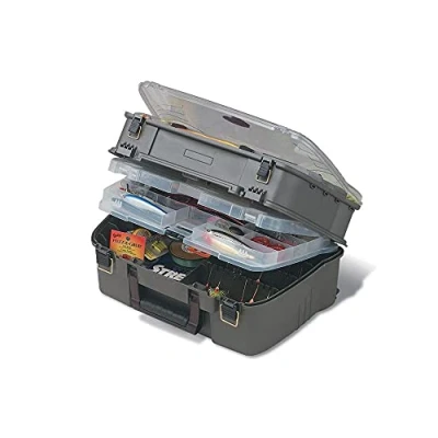 Abbildung von Plano 1444 Magnum Guide Series Tackle Box Graphit/Smoke, One Size