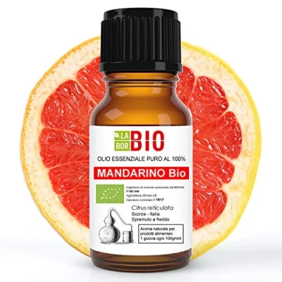 Abbildung von MandarineÖl Rot Bio Sizilianisch Ätherisches Öl 100% Reines 10 ml Aromatherapie Kosmetik Therapeutische Laborbio