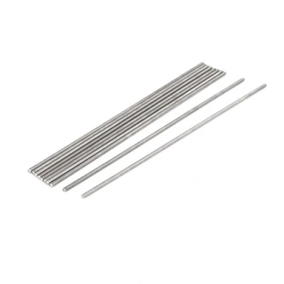 Abbildung von sourcing map 10Stk. 304 Edelstahl volle Gewindestange Stehbolzen M3 x 180mm 0,5mm Gewindegang de