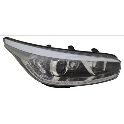 Abbildung von TYC 20 14860 16 2 Scheinwerfer links H7/H7/H7, LED mit Tagfahrlicht, Abbiegelicht für Rechtsverkehr LED, Elektromotor
