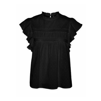 Abbildung von Vero Moda Vmtrine Bluse, Damen, Größe: XS, Black