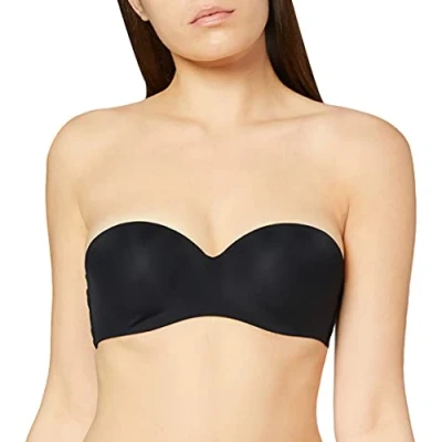Abbildung von Skiny Damen Bandeau Micro Essentials BH, Schwarz, 70A EU
