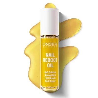 Abbildung von Nagel Reboot Öl 10ml von Onsen Japanische Nagelölbehandlung für Geschädigte Nägel Natürliche Nagelpflege &amp; Nagelhautreparatur Sichtbare Ergebnisse Perfekte