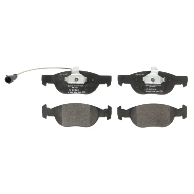 Abbildung von BOSCH 0 986 424 246 Bremsbelagsatz Low Metallic mit integriertem Verschleißsensor Kolbenclip FIAT: BRAVO 1, Marea Saloon, Brava Hatchback