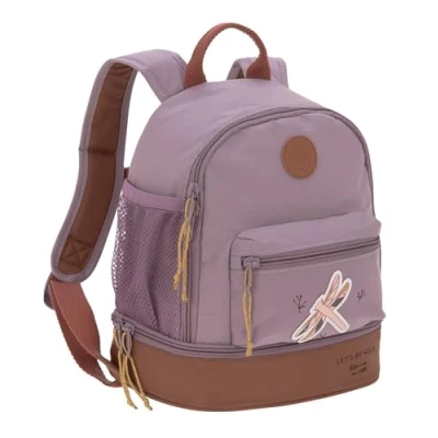 Abbildung von LÄSSIG Kinderrucksack mit Brustgurt Kindergartentasche Kindergartenrucksack 27 cm, 4,5 Liter oben, 1,5 unten, 3 Jahre/Mini Backpack Adventure Dragonfly