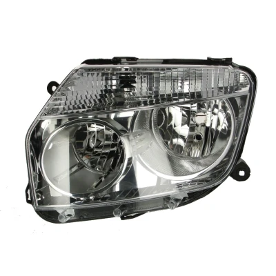 Abbildung von TYC 20 12478 05 2 Scheinwerfer links H7, H1 chrom für Rechtsverkehr ohne Steuergerät DACIA: Duster Off Road