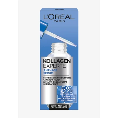 Abbildung von L’Oréal Paris Anti Age Serum, Milderung von Falten, Feuchtigkeitsspendendes Aging Serum mit Glycerin und Vitamin C, Kollagen Experte, 30 ml