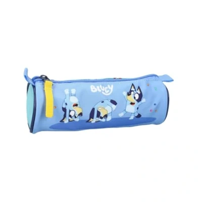 Abbildung von mybagstory Federmäppchen Bluey Blau Kinder Schule Kindergarten für Jungen Größe 21 cm, Blau, Kinder, Klassisch