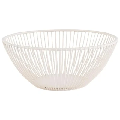 Abbildung von APS 30426 Korb SVART in whisper white Ø 20 cm, Höhe 8 cm