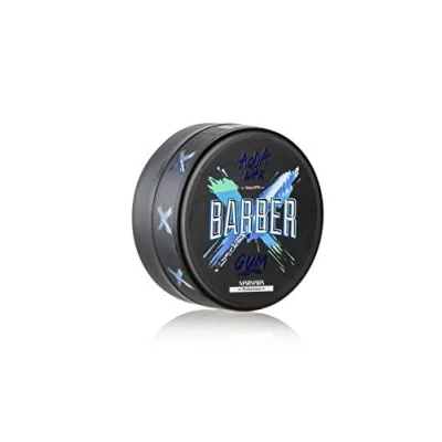 Abbildung von BARBER MARMARA GUM Aqua Hair Wax 150ml Bubblegum Gel mit Wet Effekt Haarwachs Glanz Haargel Kinder