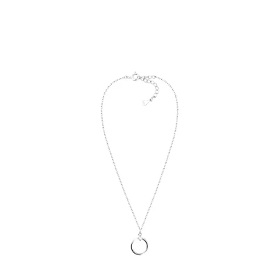 Abbildung von Sofia Milani Damen Halskette 925 Silber mit Zirkonia Steinen Kreis Anhänger N0686