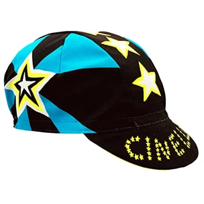Abbildung von Cinelli Unisex Ana Benaroya Fahrradmütze, Unisex, Radkappe, STARSCAP, Sterne, Einheitsgröße