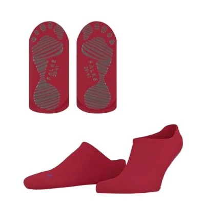 Abbildung von Falke Cool Kick Unisex Homepads Socken, Größe: 37 38, Red pepper