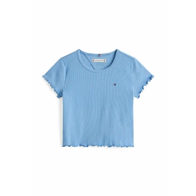 Abbildung von Tommy Hilfiger Tshirt basic für Kinder, Größe: 128, Cloudy blue
