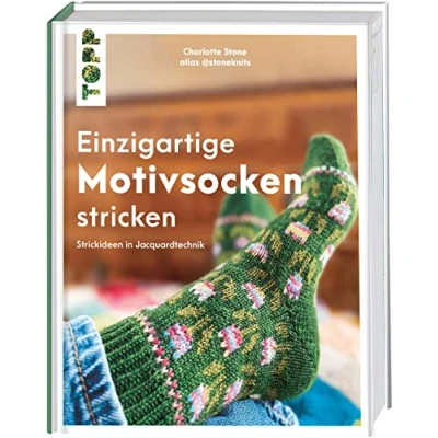 Abbildung von Einzigartige Motivsocken stricken: Strickideen in Jacquardtechnik