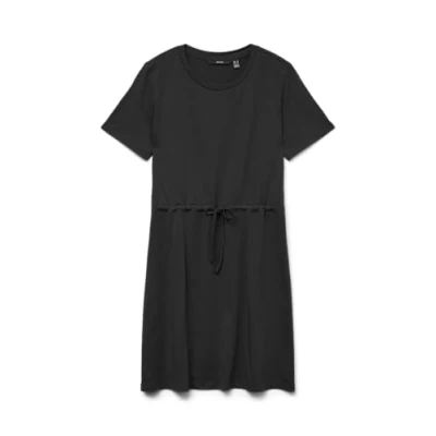 Abbildung von Vero Moda Shirtkleid »VMLUNA SS SHORT STRING DRESS JRS NOOS«