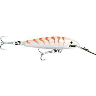 Abbildung von Rapala Countdown Magnum Angelköder Angelzubehör mit Abachiholz Konstruktion Salzwasser Spinnköder Lauftiefe 3.9 4.5m Fischköder 11cm, 24g Hergestellt in Estland Pearl Orange