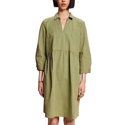 Abbildung von Esprit Dresses Light Freizeitkleid, Damen, Größe: 38, khaki