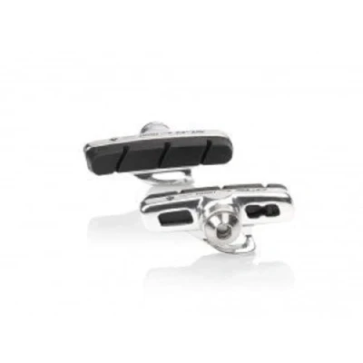 Abbildung von XLC Unisex Erwachsene Bremsschuhe Cartridge Road BS R07 4er Set 50 mm Campagnolo Bremssch, Schwarz, Silber, One Size