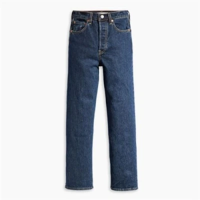 Abbildung von Levi&#039;s Damen Ribcage Ankle Regular OR Straight, Salsa Dark Stone, 26W / 31L